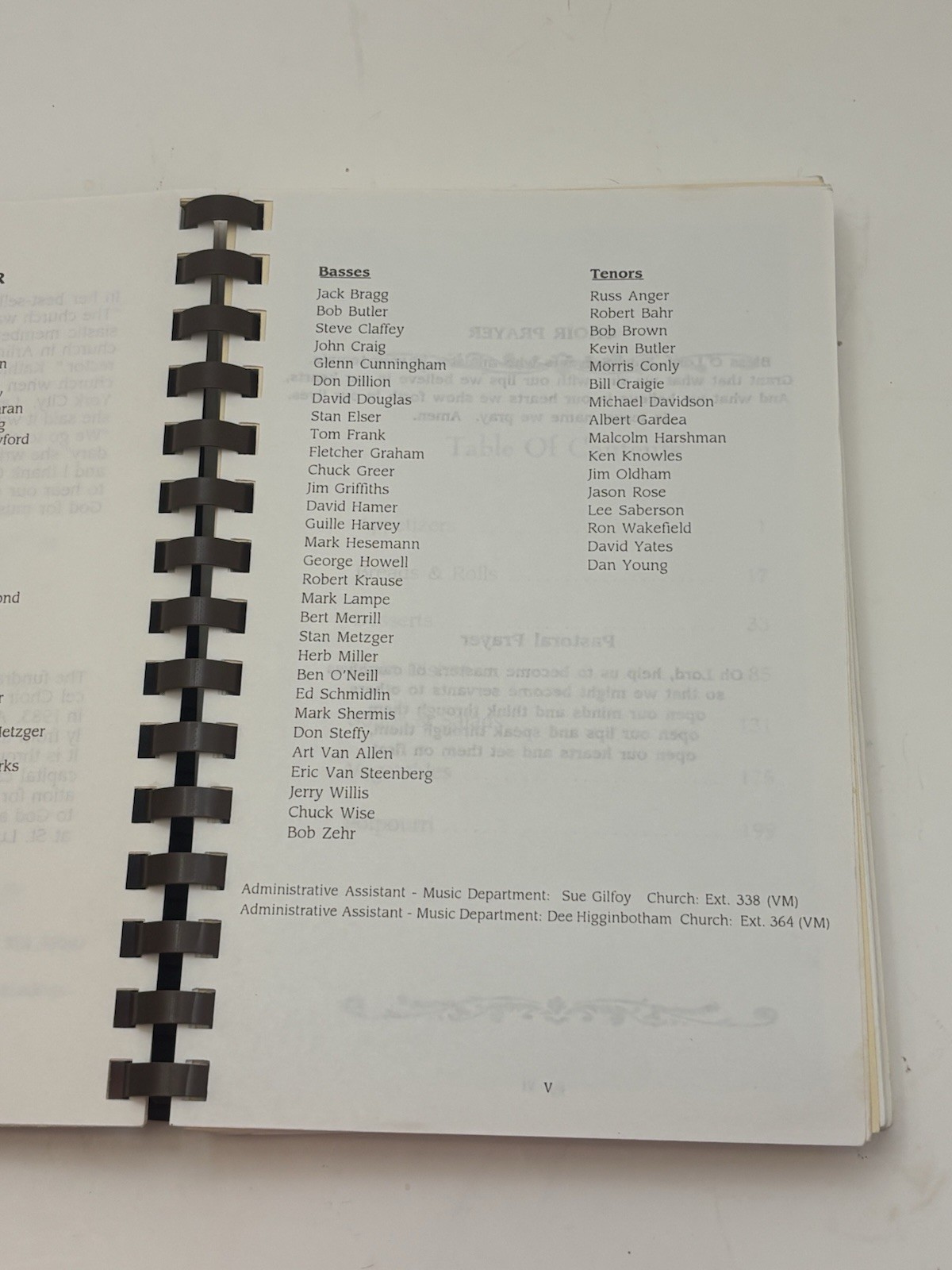 Vtg Church Community Cookbook Heavenly Recipes Chancel Choir Indiana 200+ Pages