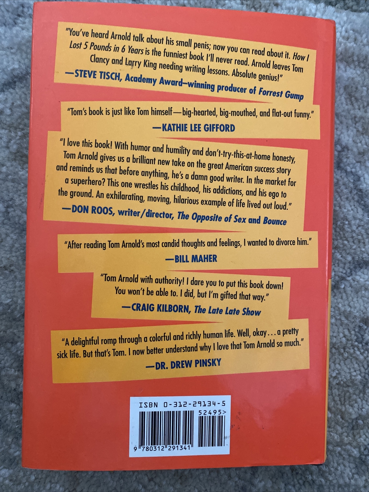 How I Lost 5 Pounds in 6 Years : Signed Tom Arnold An Autobiography B27