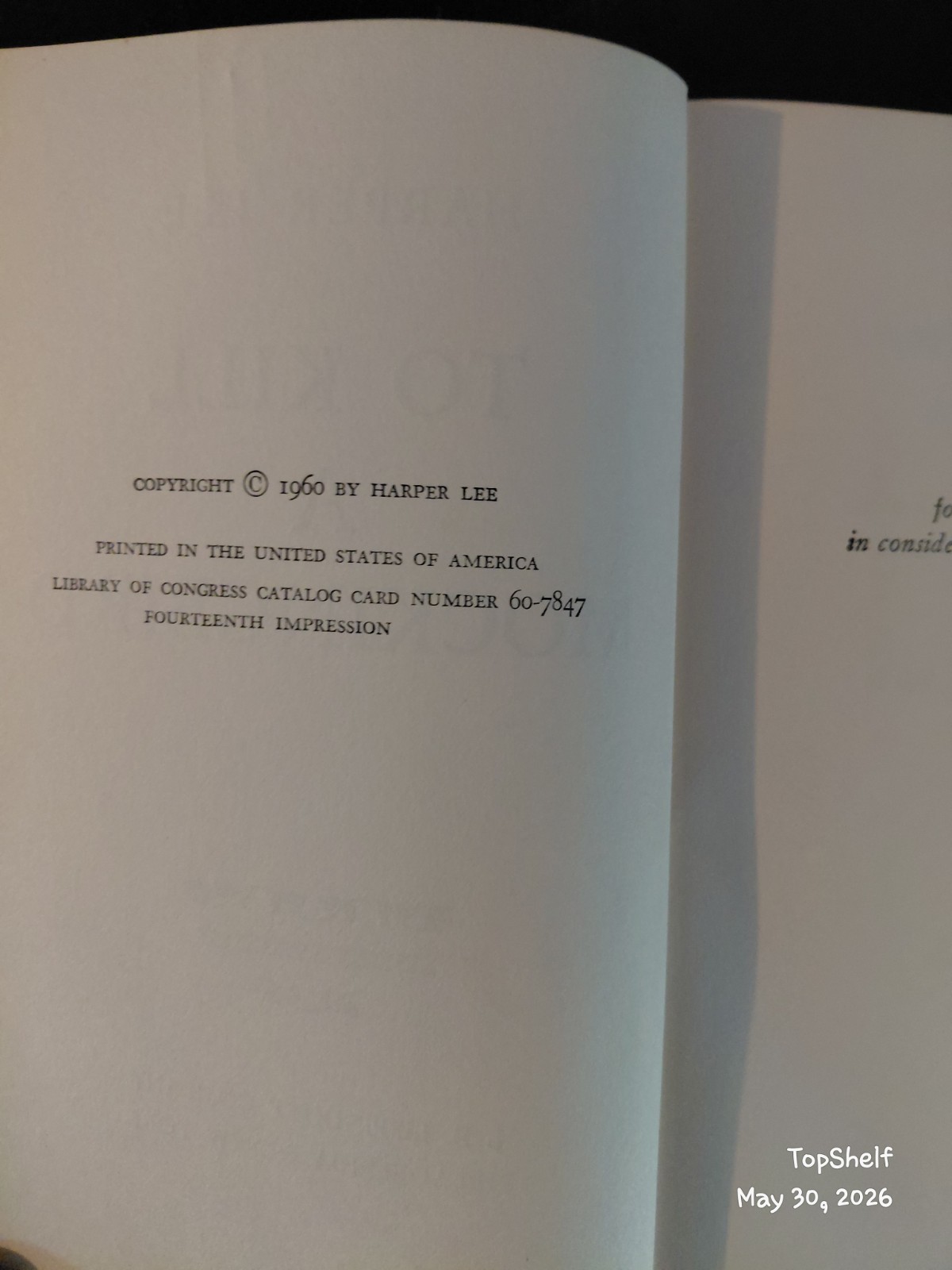 1961 To Kill a Mockingbird by Harper Lee Early Lippincott Printing w/Dust Jacket