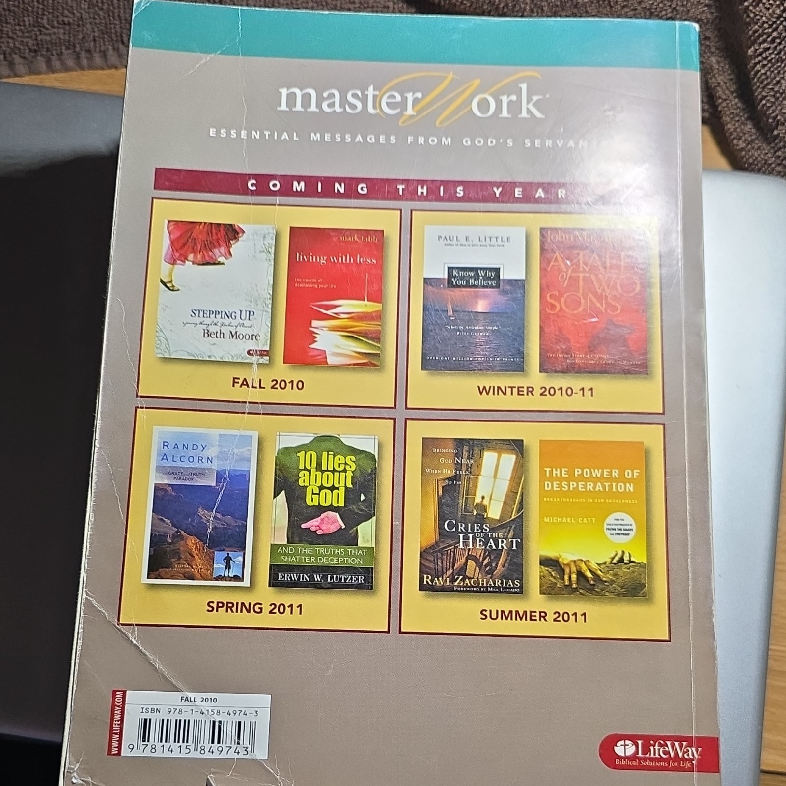 LifeWay MasterWork Adult Bible Study Paperback Various Lessons & Authors 2009