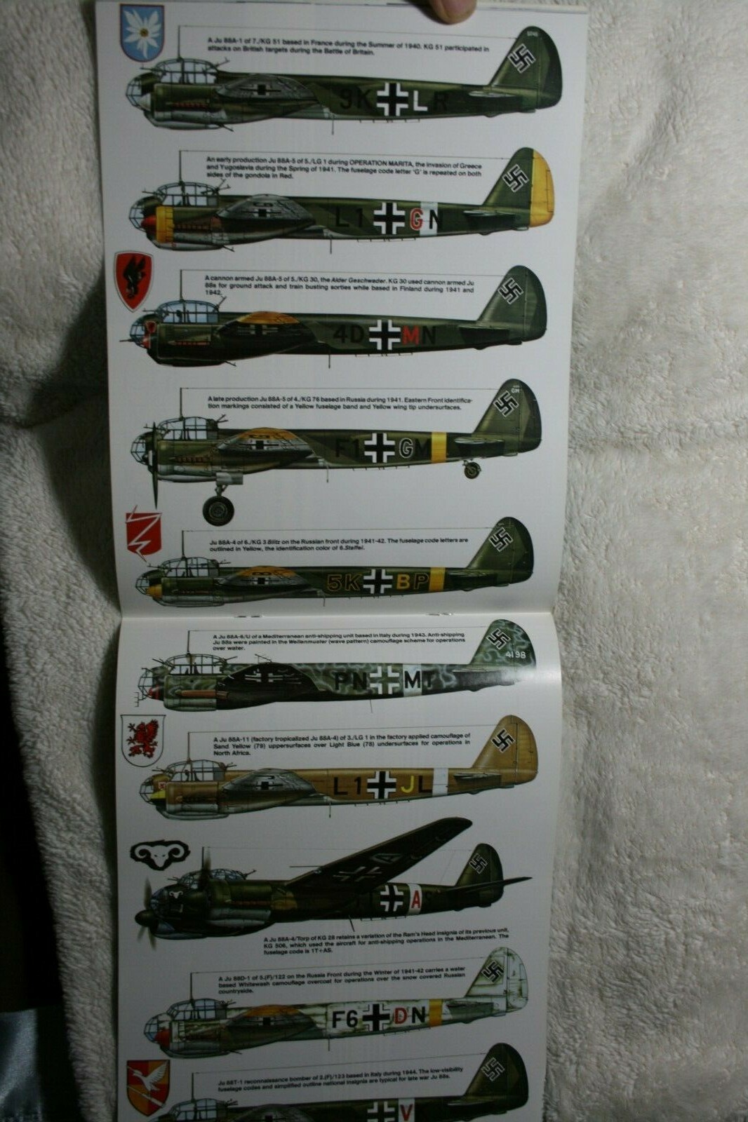 Junkers Ju88 Pt. 1 : In Action Squadron Signal Book # 1085 Very Good Condition