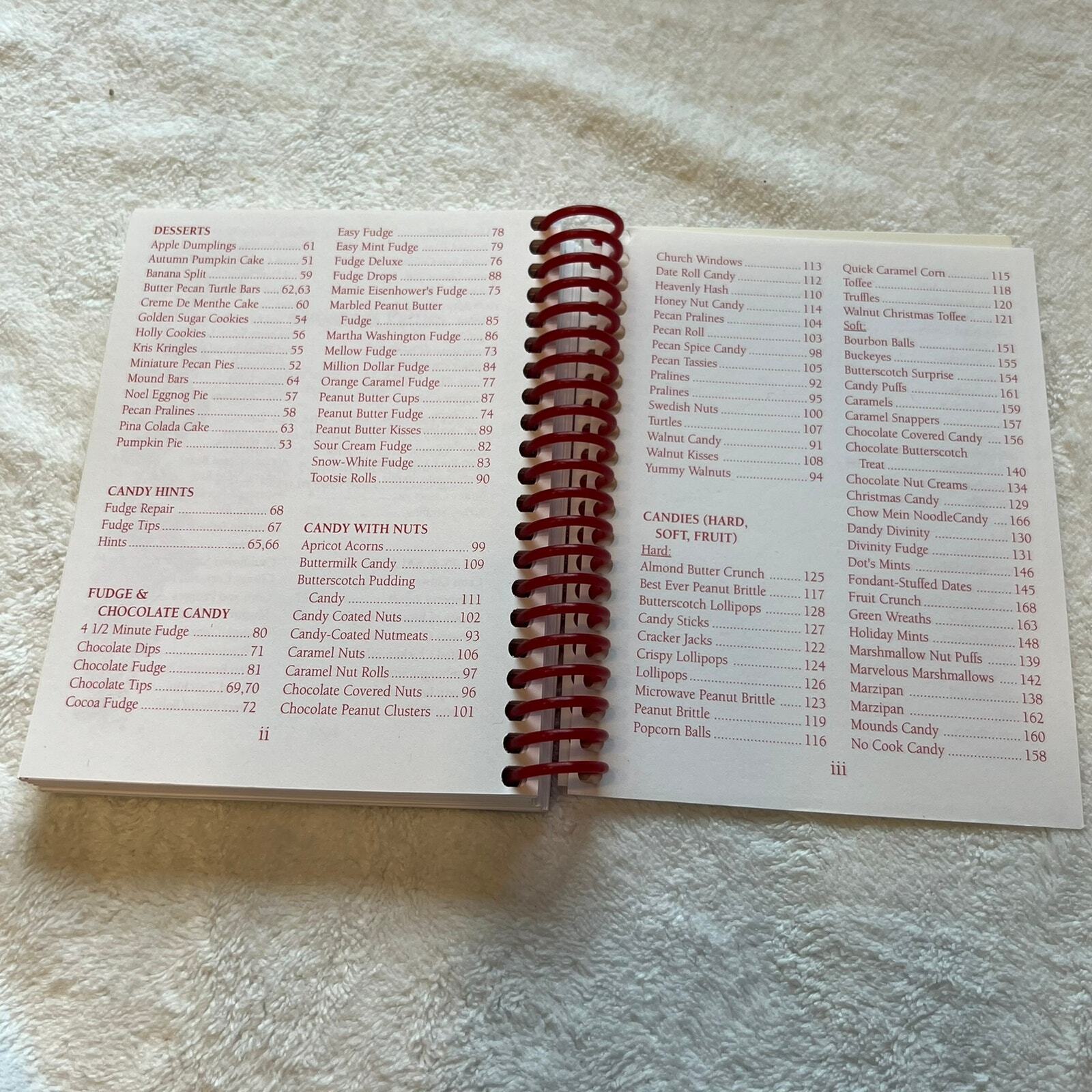Holiday Favorites Mini Size Cookbook 184 Pages of Recipes 1999 Rada Mfg. Co.