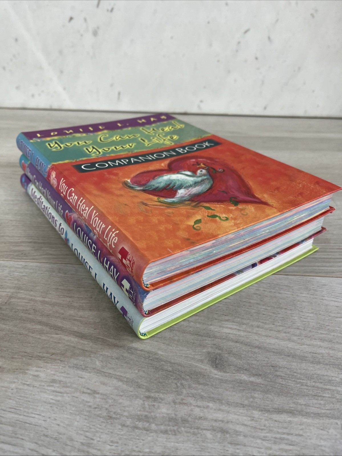 Louise Hay Gift Book Collection by Hay 3-Book Bundle Meditations Heal Your Life