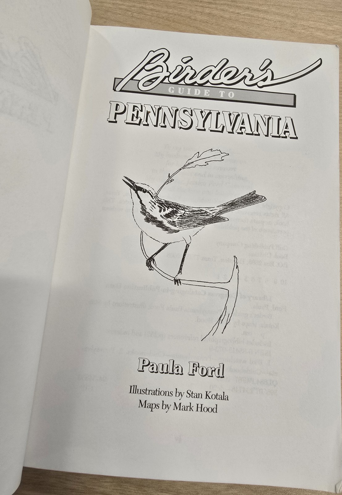 Birder’s Guide to Pennsylvania by Paula Ford and Stan Kotala (1995, TPB)
