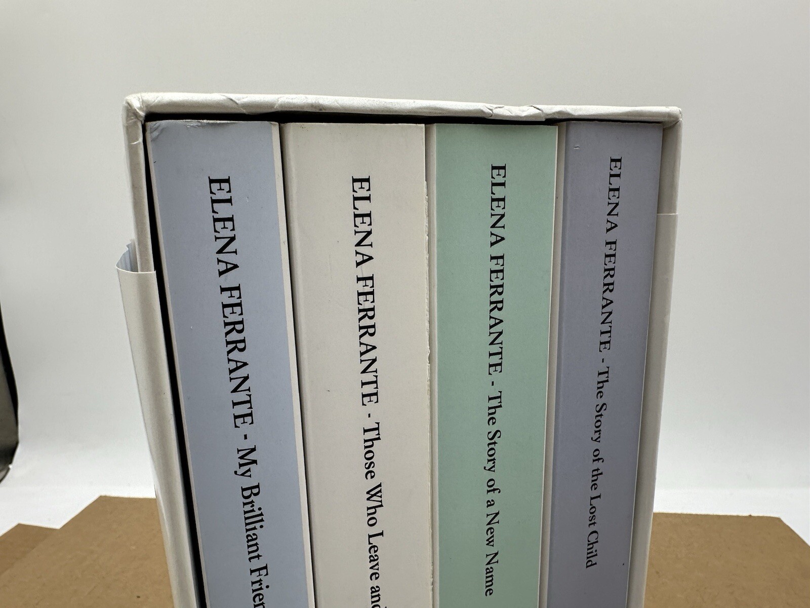 The Neapolitan Novels Boxed Book Set of 4 by Elena Ferrante-Paperback