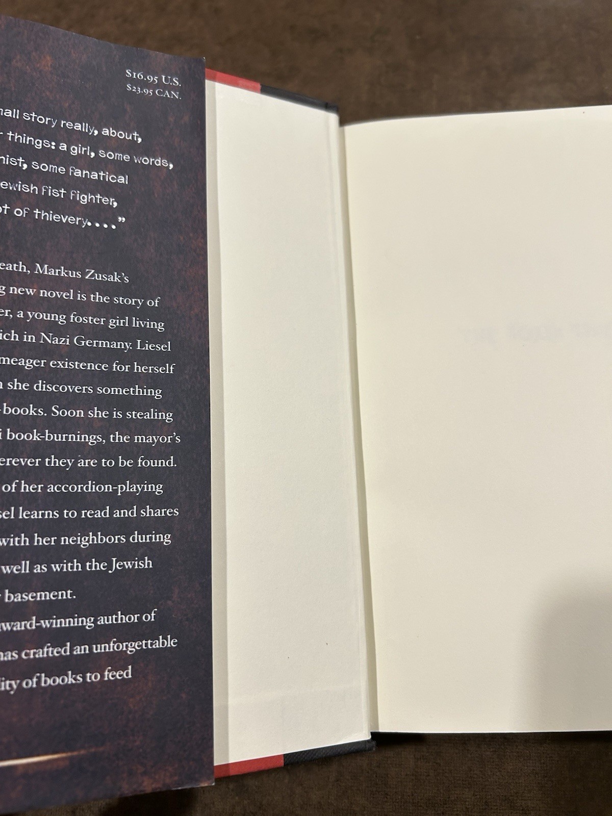 The Book Thief by Markus Zusak First American Edition, 2nd Print Hardcover 2006