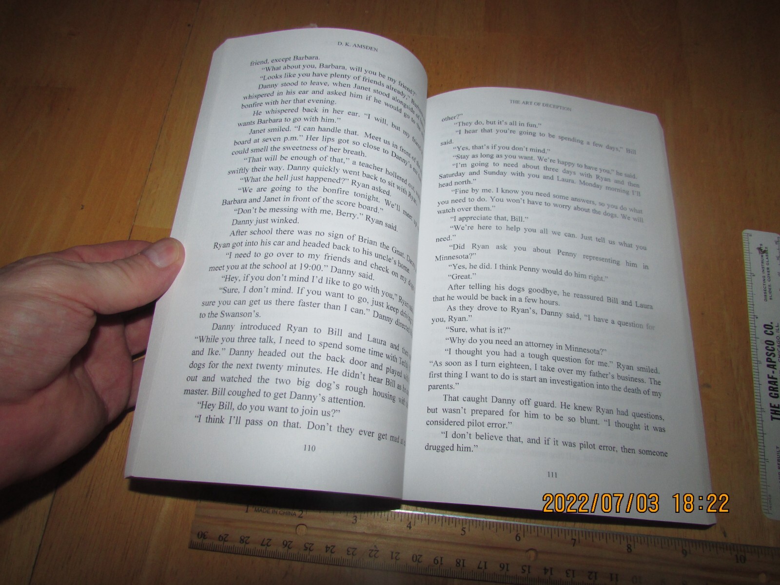 The Air of Deception by D. K. Amsden (2015, UK- A Format Paperback)
