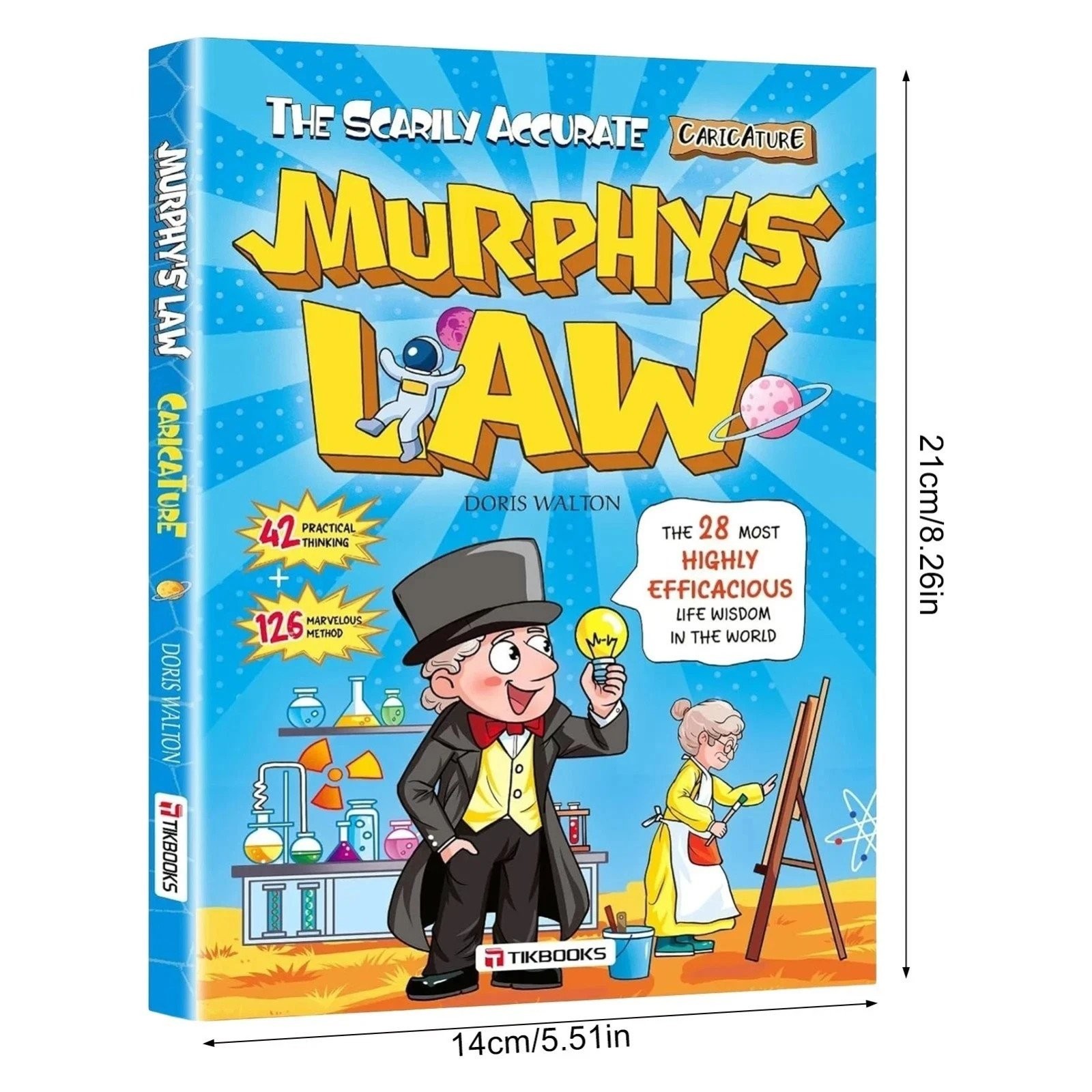 Murphy’s Law Learning Book for Kids 8-12 with 128 Pages Paperback Illustrated TL