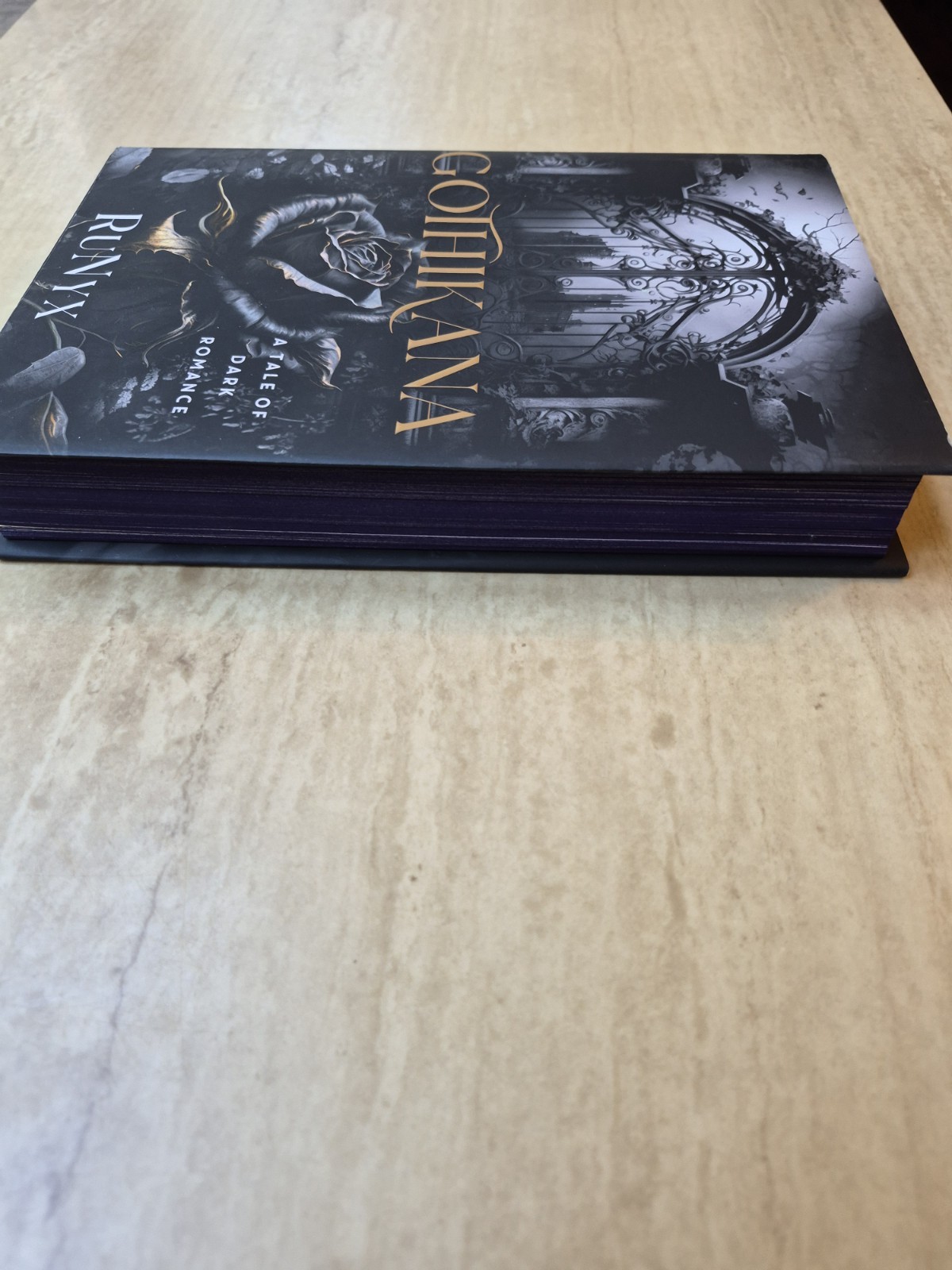 Gothikana by RuNyx (2024, Hardcover) A Tale of Dark Romance Purple Edges