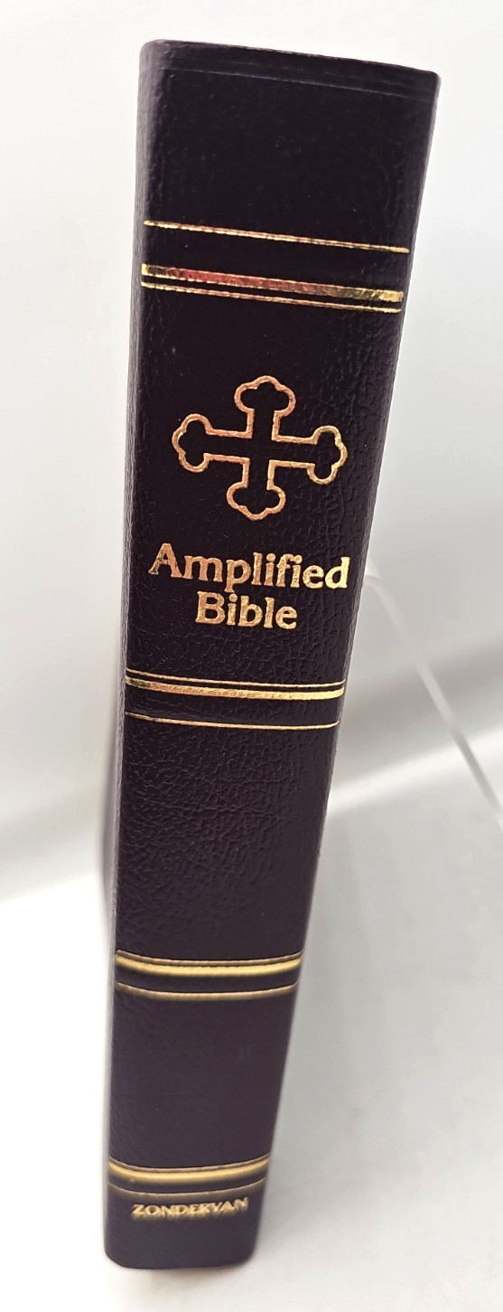 Amplified Bible 1987 Burgundy Bonded Leather Zondervan