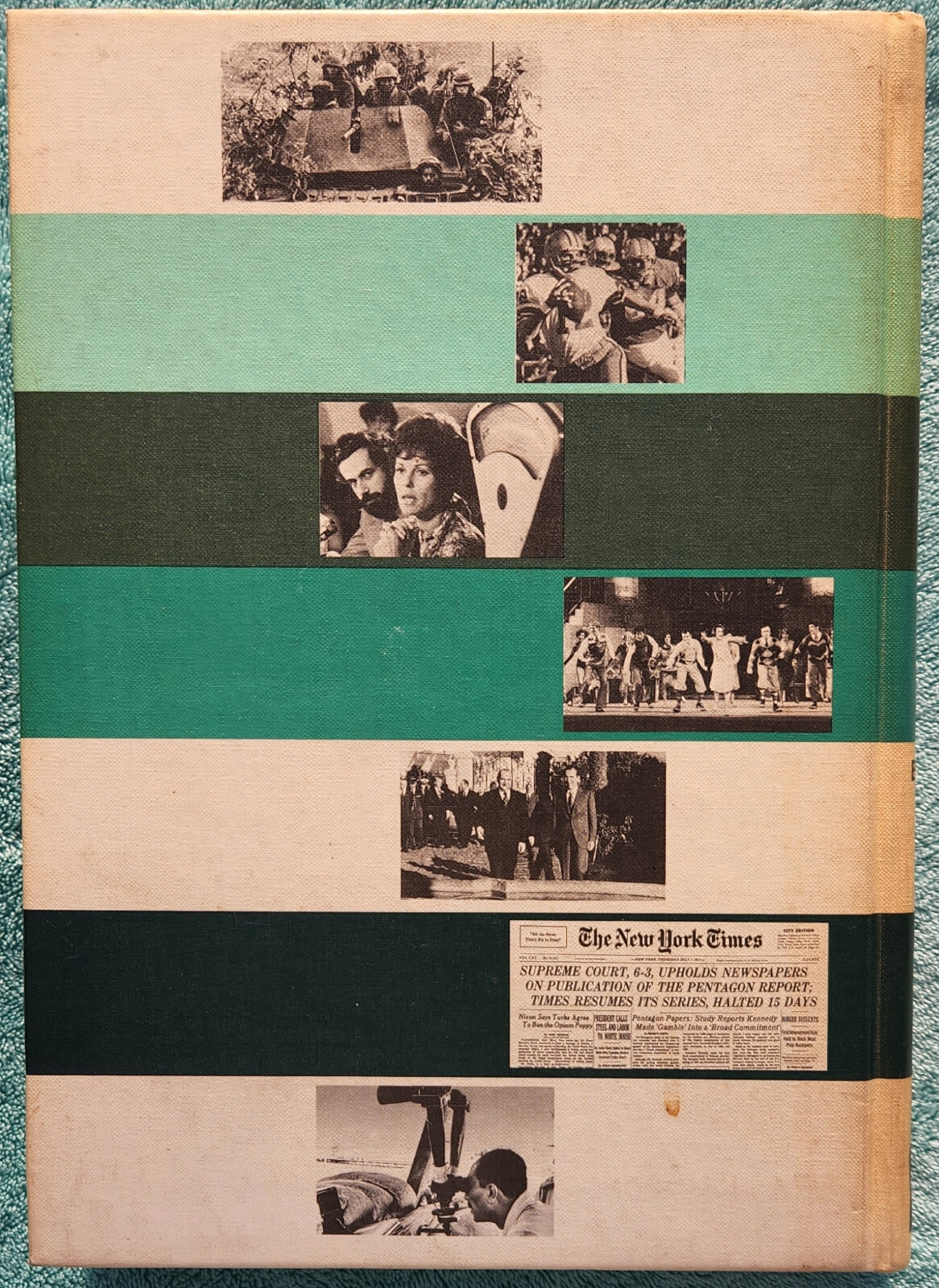 Grolier Encyclopedia Year Book 1972 Hardcover 512 Pages Of Highlights & History