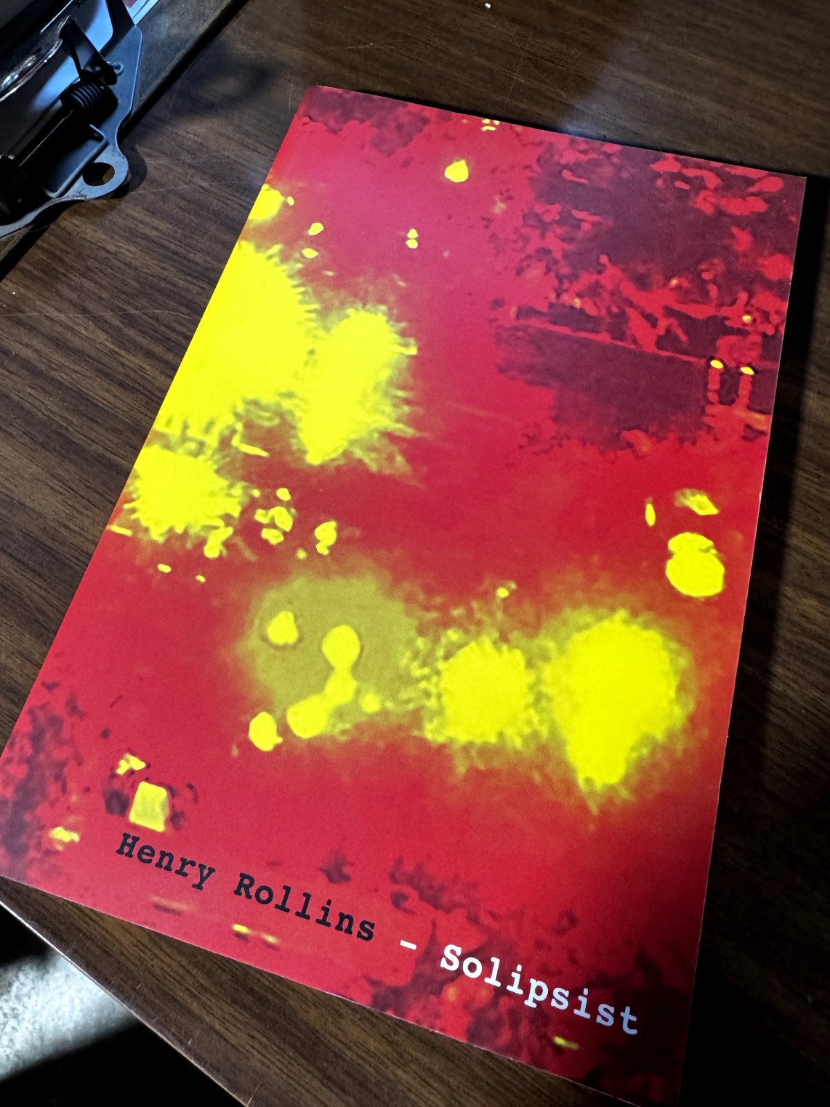 Henry Rollins Solipsist Signed 2020s Reprint – Like New
