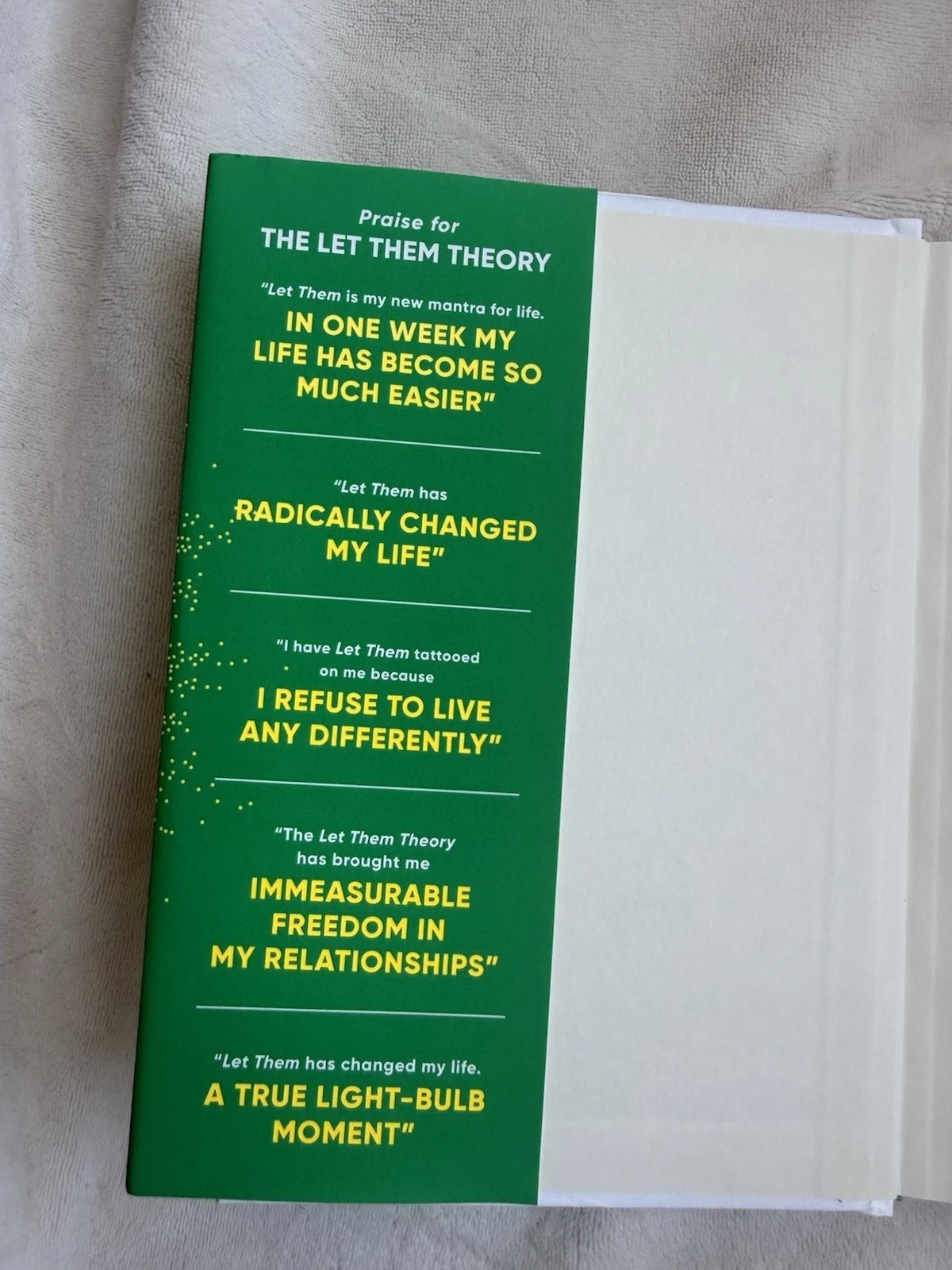 The Let Them Theory By Mel Robbins Hardcover Self Improvement Spiritual Growth