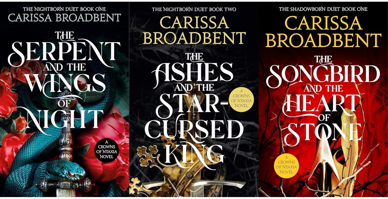 Crowns of Nyaxia Series 3 Book Set The Serpent And The Wings Of Night