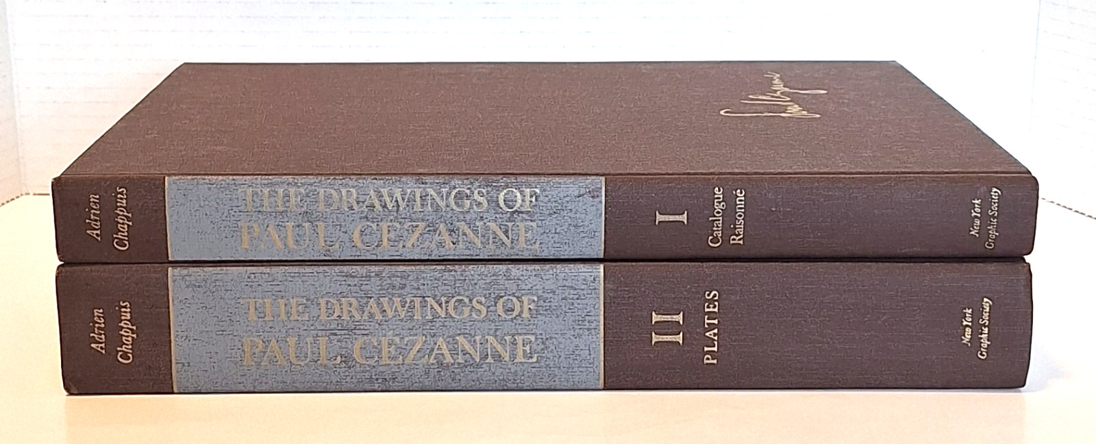 Drawings of Paul Cezanne: A Catalogue Raisonne Adrien Chappui, 1973 First Print