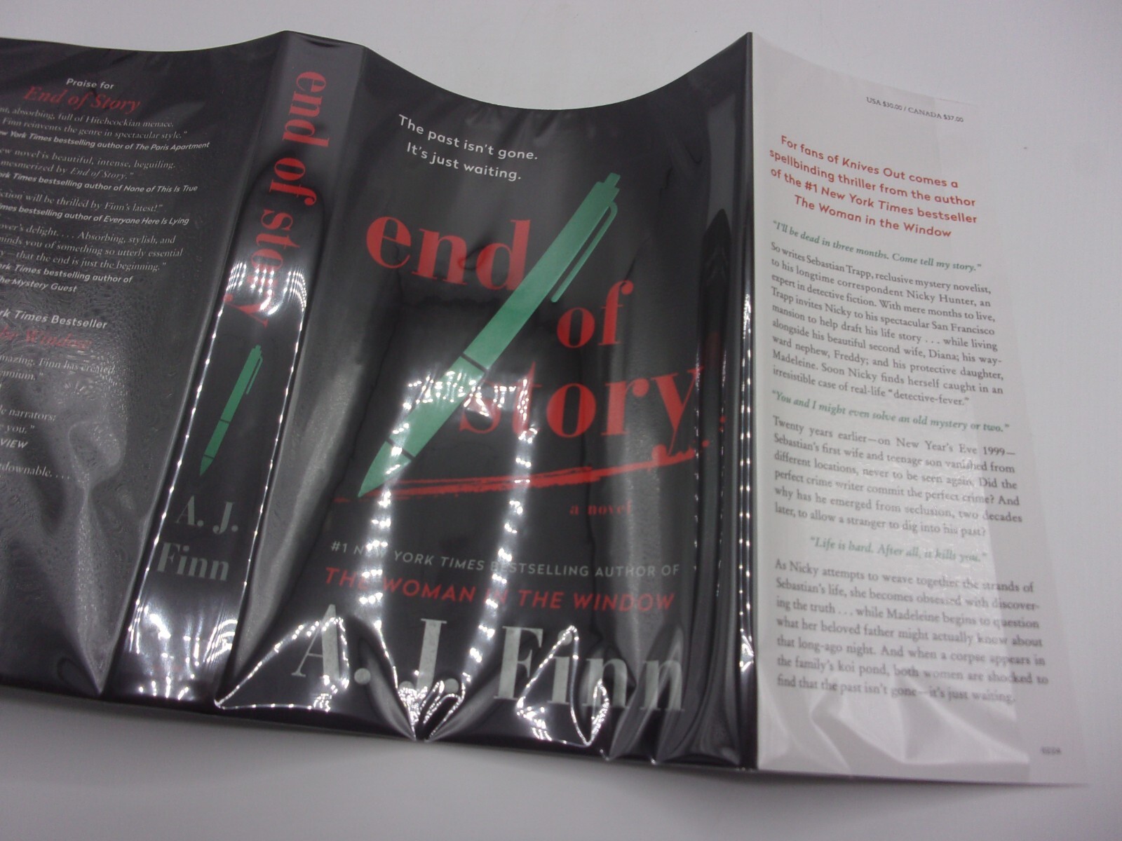 End of Story by A. J. Finn (2024, Hardcover/DJ Protected) New