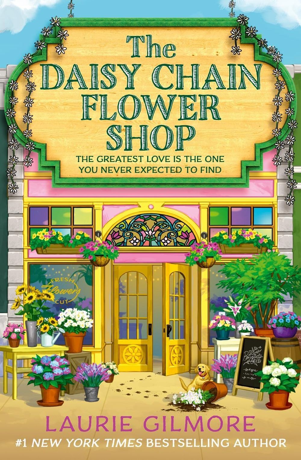 The Daisy Chain Flower Shop by Laurie Gilmore Paperback Book