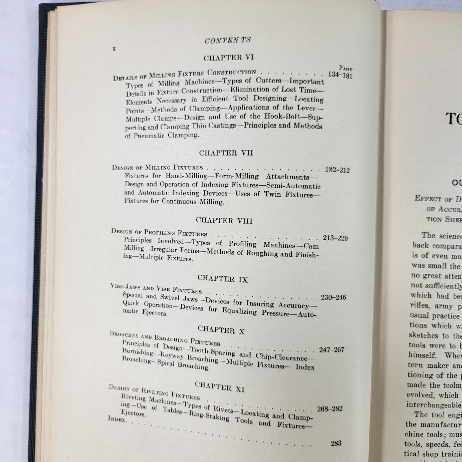 1922 Tool Engineering Jigs & Fixtures by Gowd & Curtis 1st Edition