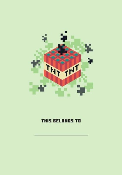 Minecraft Creeper Journal Hardcover 184 Pages Gaming Notebook Official NEW