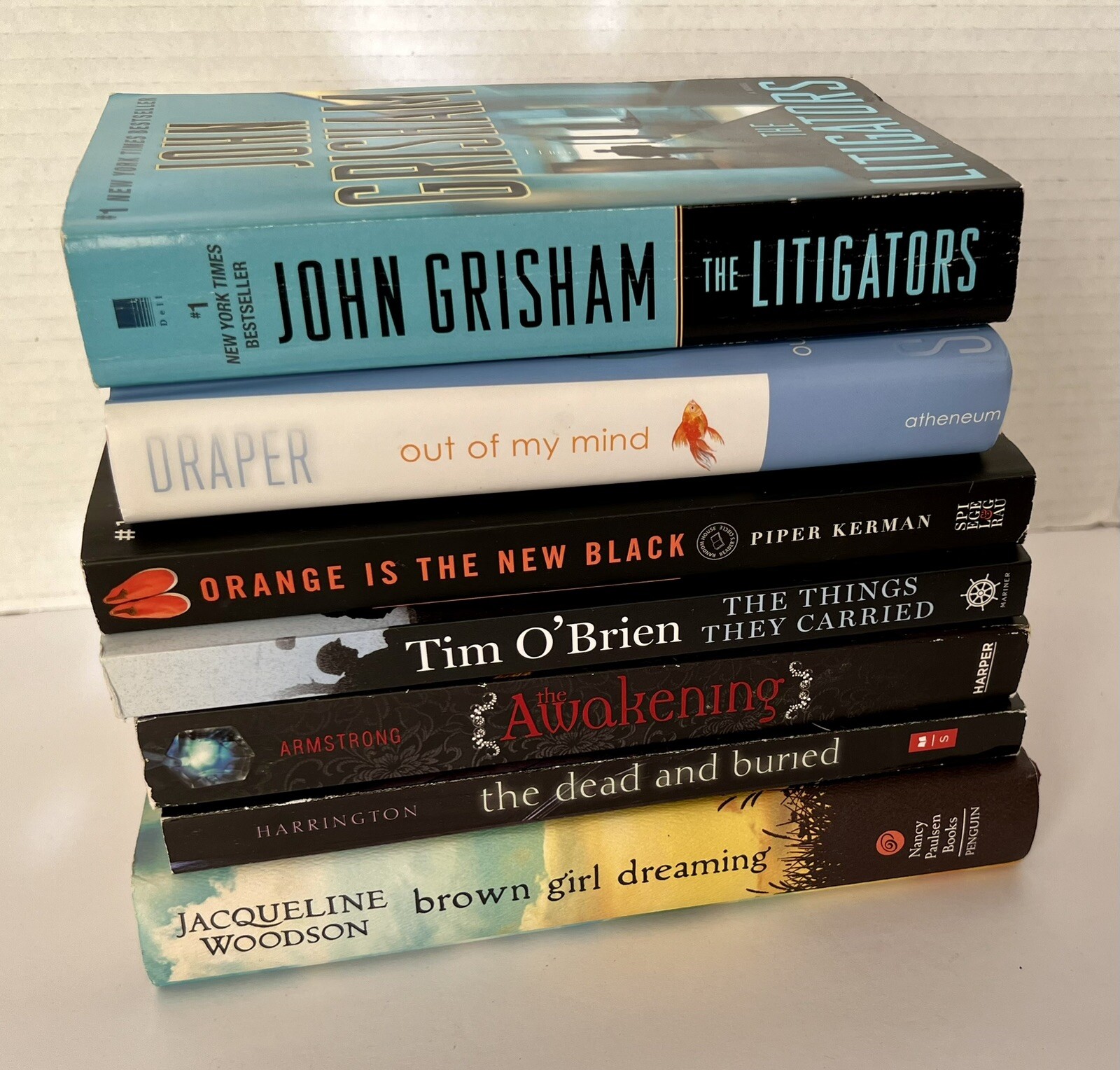 Lot Of 7 Books Pre owned Paperback And Hard Cover Variety Of Titles 4lb 10oz