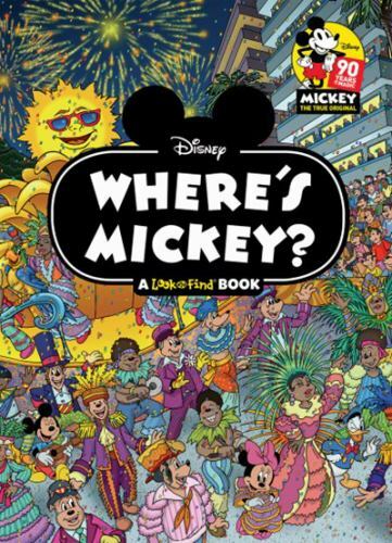 Disney – Where’s Mickey – A Look and Find Book Activity Book – PI Kids – GOOD