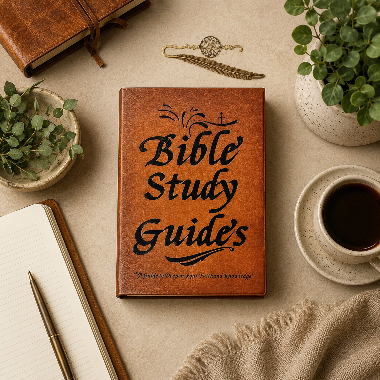 66-Page Bible Study Guide, Daily Devotional Journal,Study Notebook Based Planner