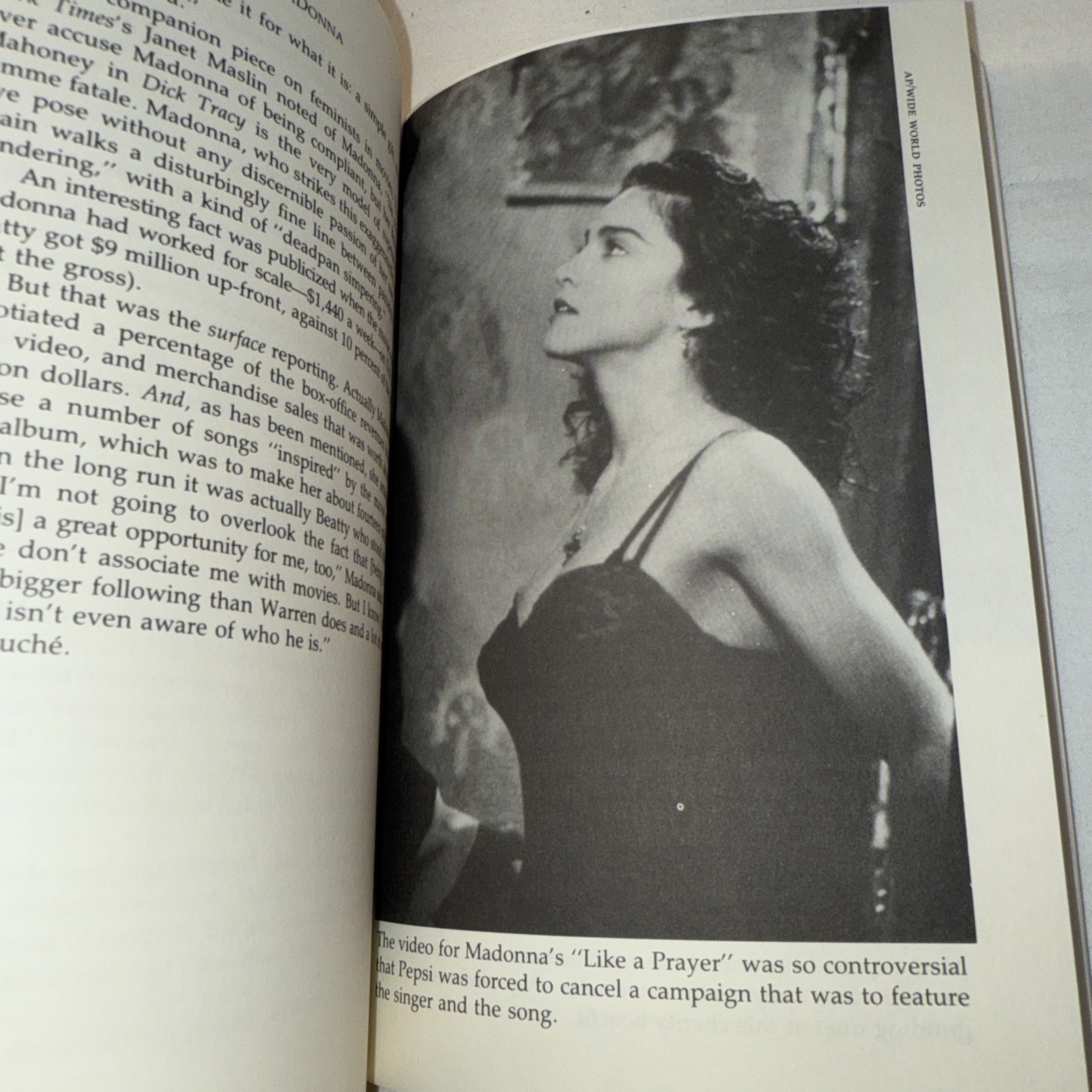 MADONNA The Book large paperback book First Quill Edition PHOTOS 256 pages
