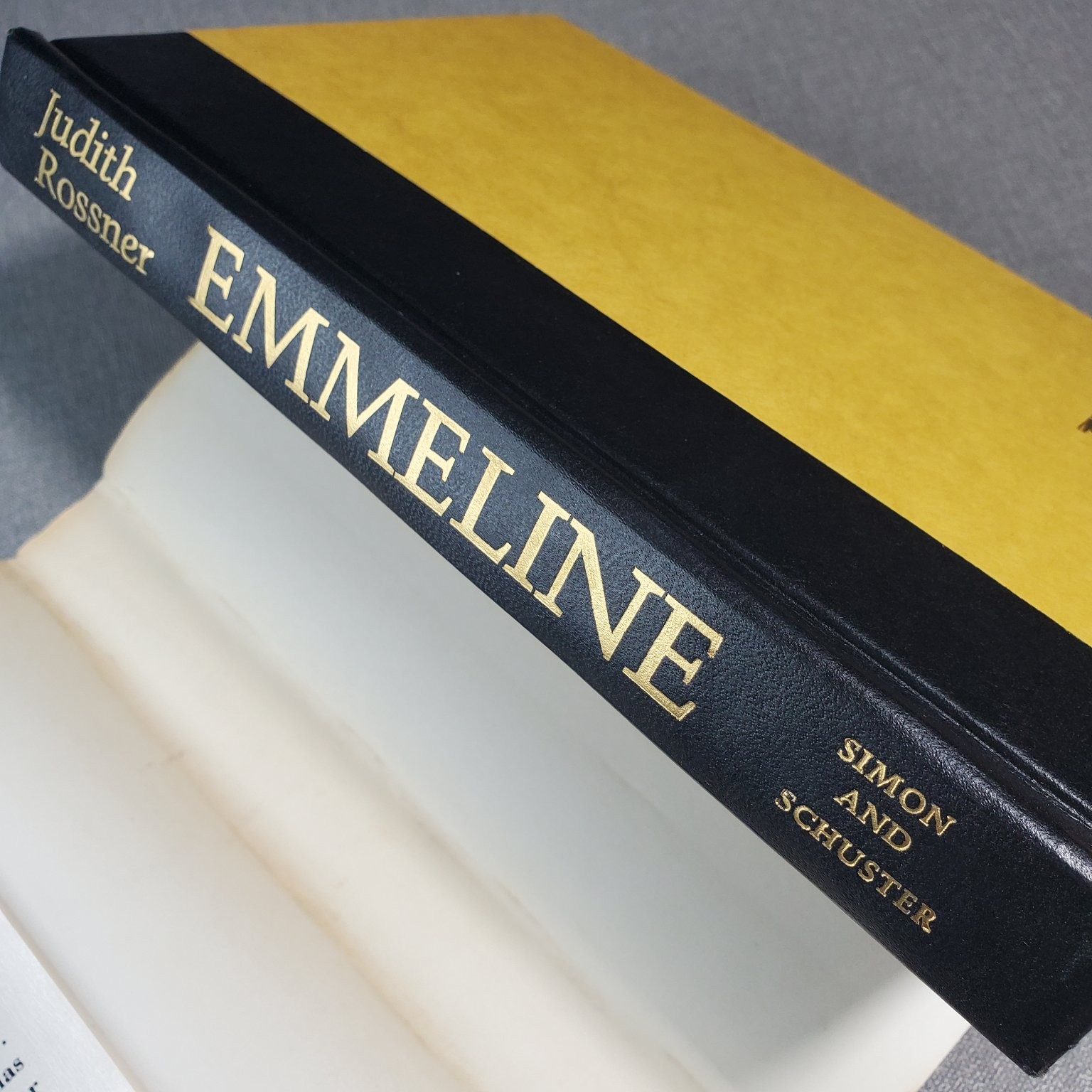 Emmeline Judith Rossner 1980 Book Club Edition Simon & Schuster Novel Fiction