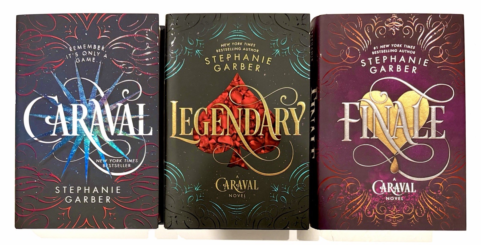 Caraval Trilogy Set: Caraval, Legendary, Finale by Stephanie Garber New HC