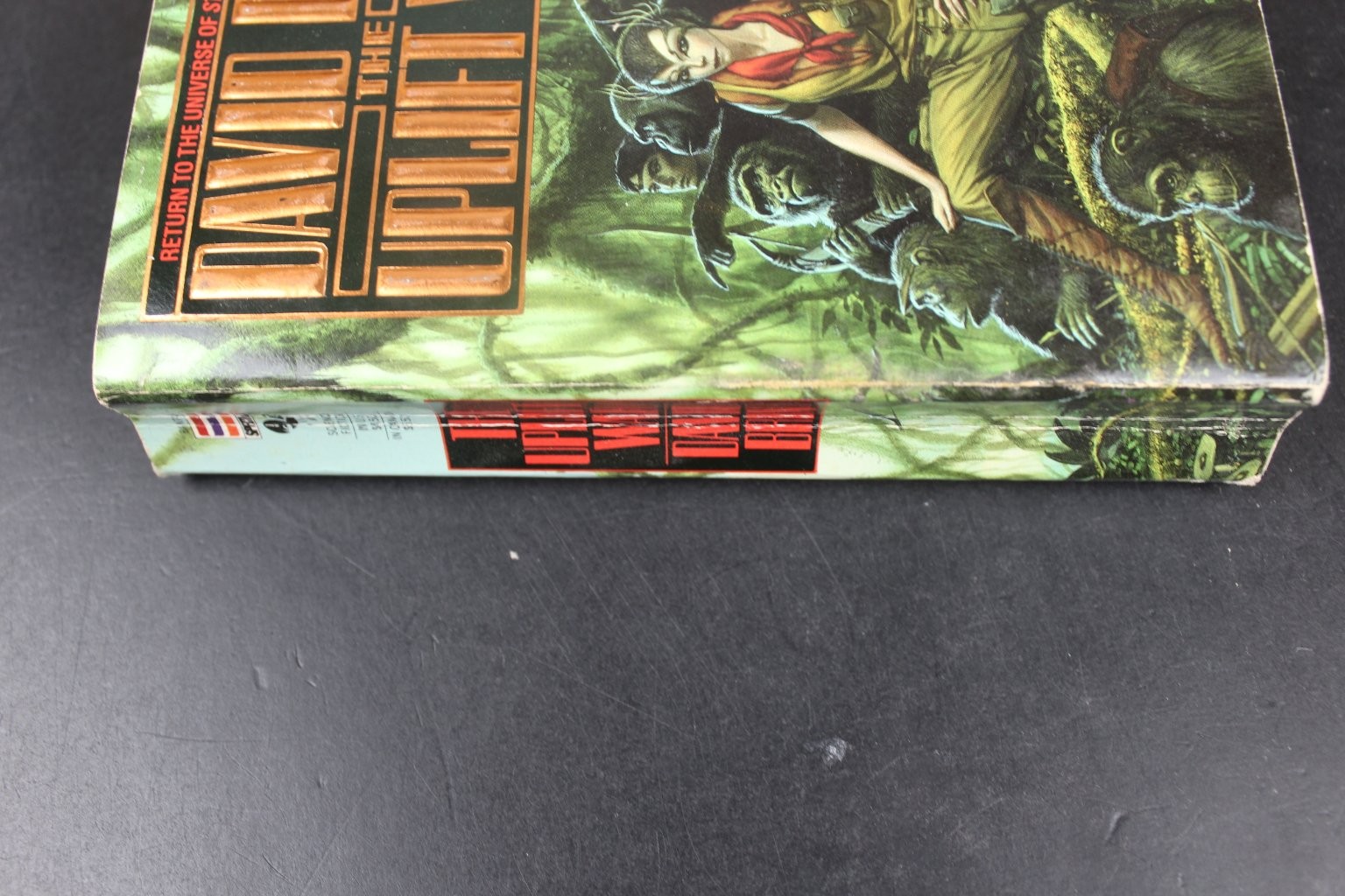 The Uplift War David Brin 1987 First Printing Science Fiction Bantam Spectra PB