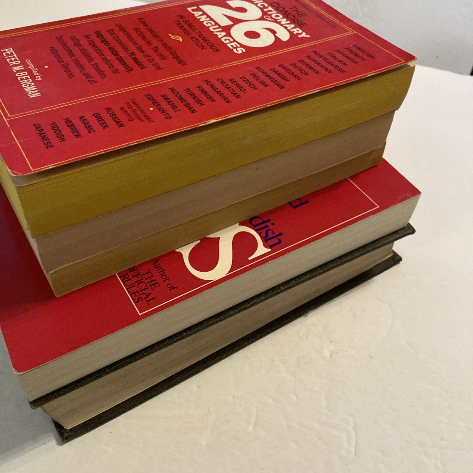 Lot of 5 Dictionaries Languages Harvard Brief Concise Music Misinformation Words