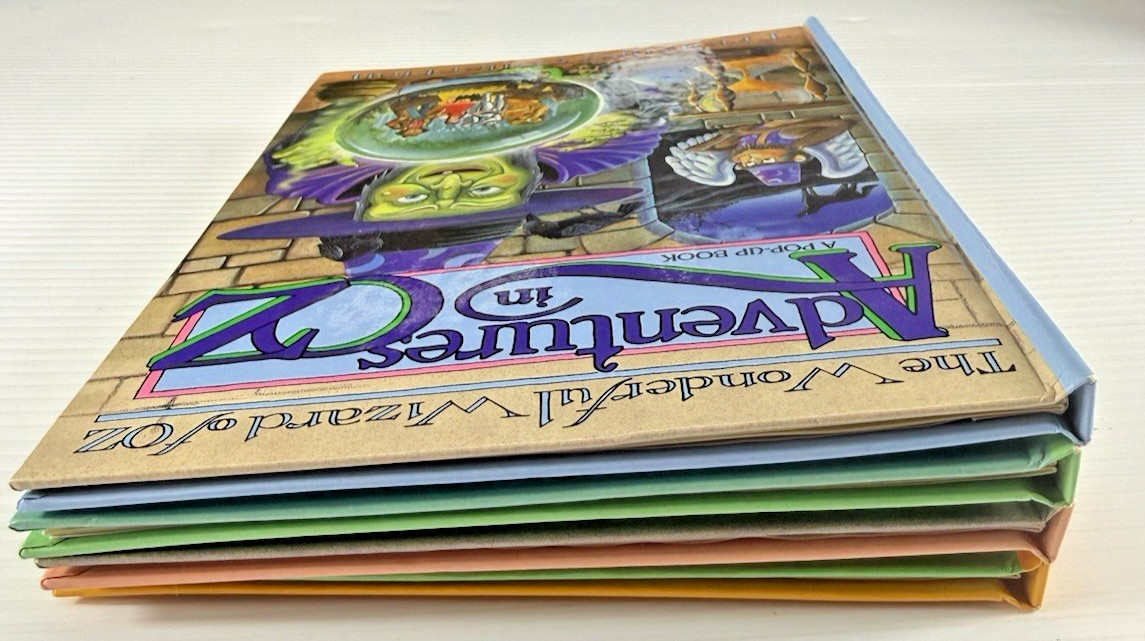 ✨ Wonderful Wizard of Oz Pop-Up Book Lot – 4 Hardcover Treasury Editions ✨