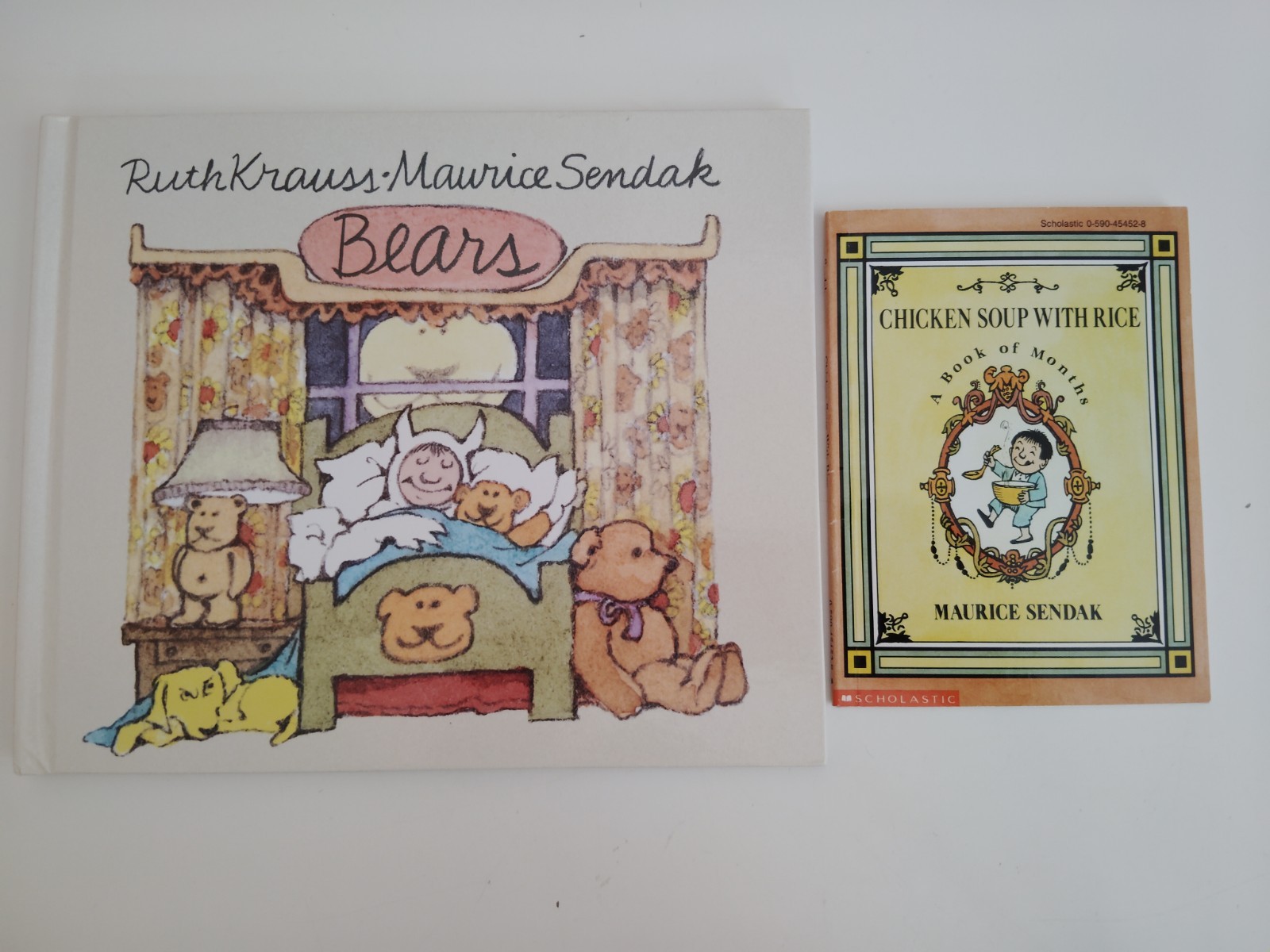 Lot of 10 Maurice Sendak Books Little Bear Nutcracker Moon Jumpers Chicken Soup