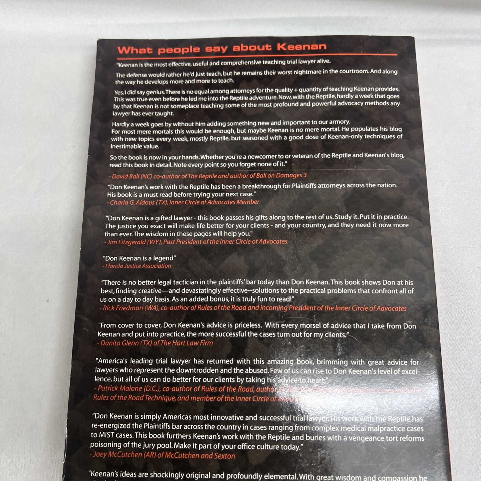 The Keenan Edge Theory Book