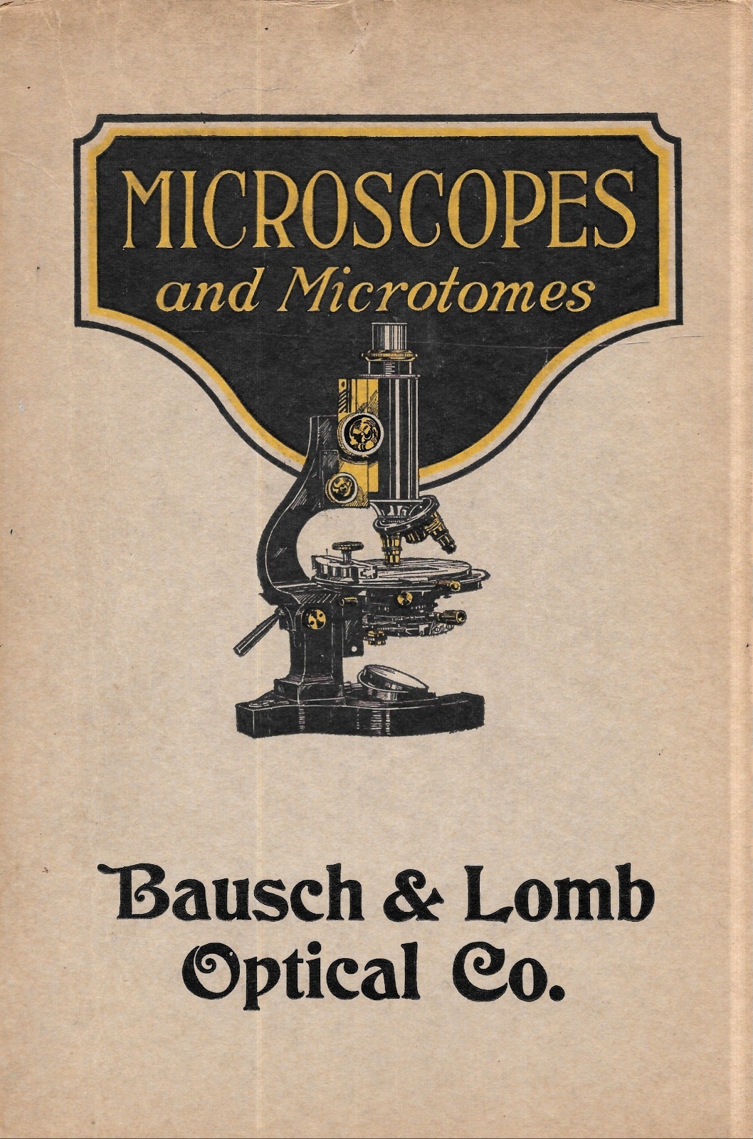 “MICROSCOPES, MICROTOMES and ACCESSORIES” CATALOG – 1922