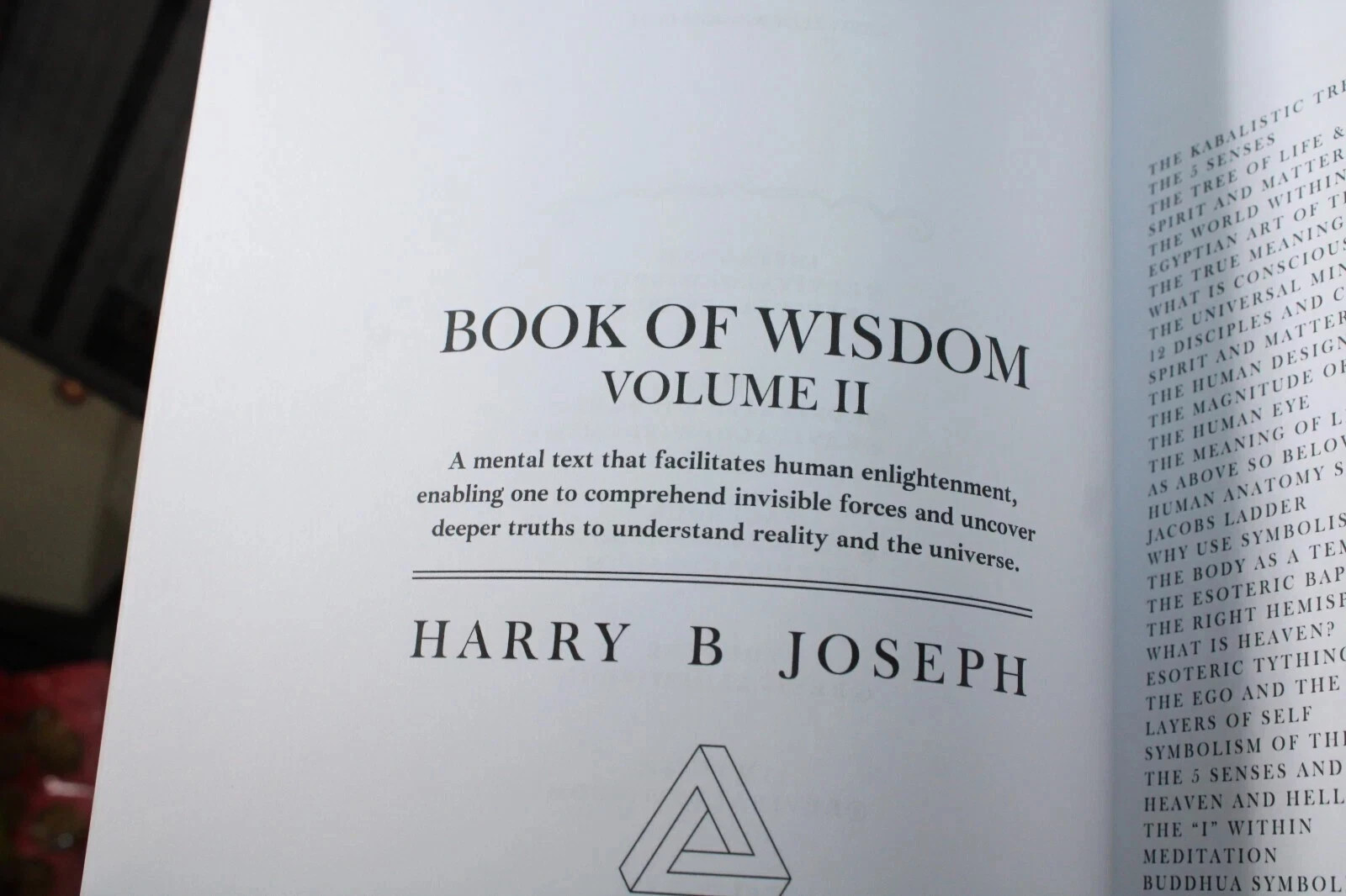 Book of Wisdom Volumes 1 & 2 by Harry B. Joseph 2-Book Spiritual Set USA Stock