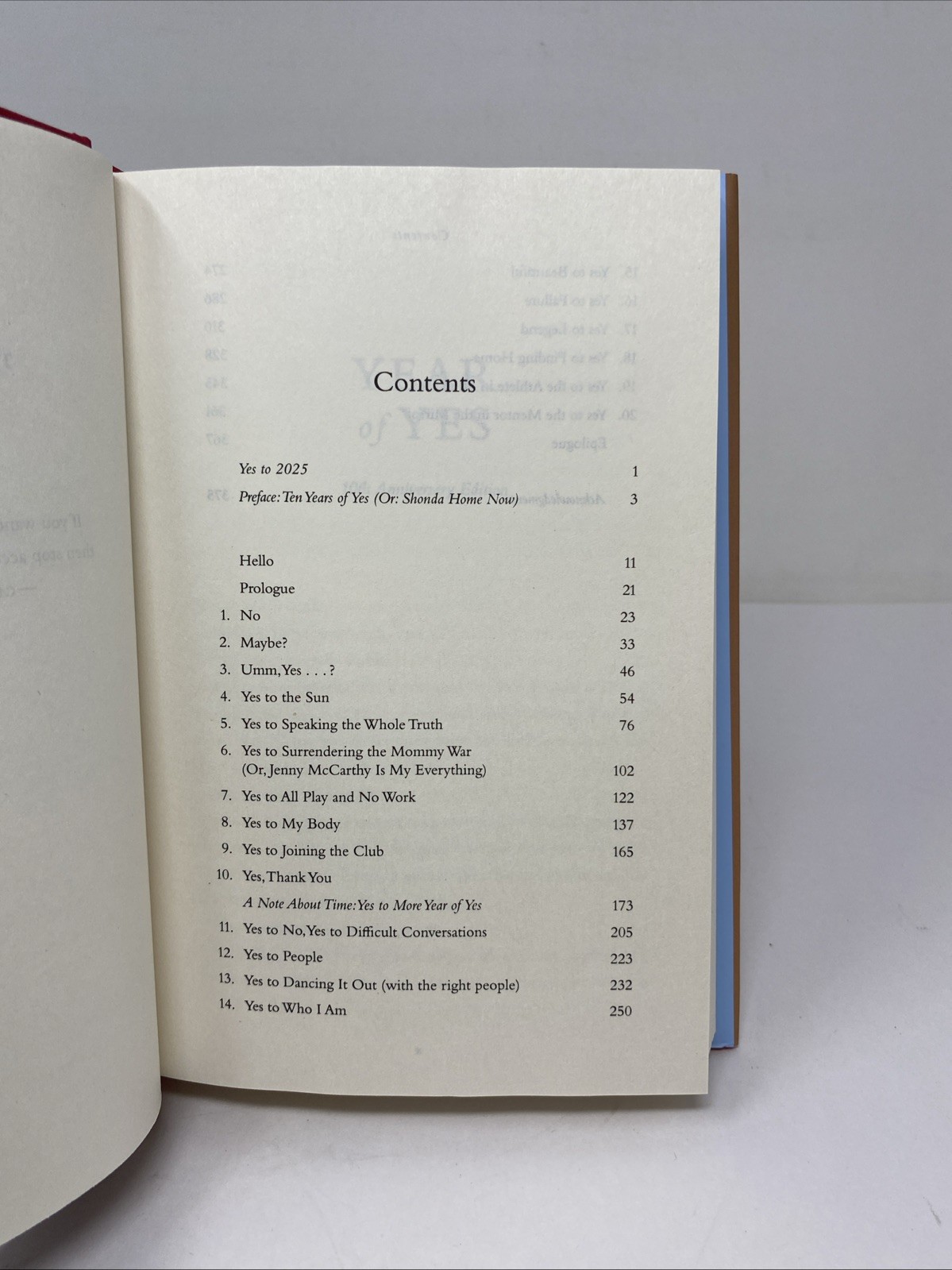 Year of Yes : 10th Anniversary Edition by Shonda Rhimes (2025, Hardcover)