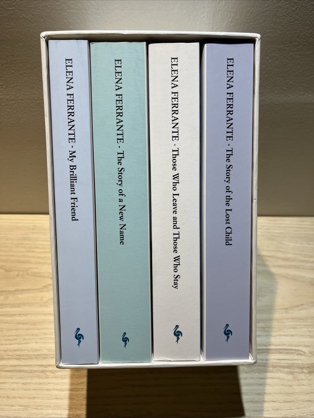 The Neapolitan Novels box set by Elena Ferrante(Europa Editions,trade paperback)