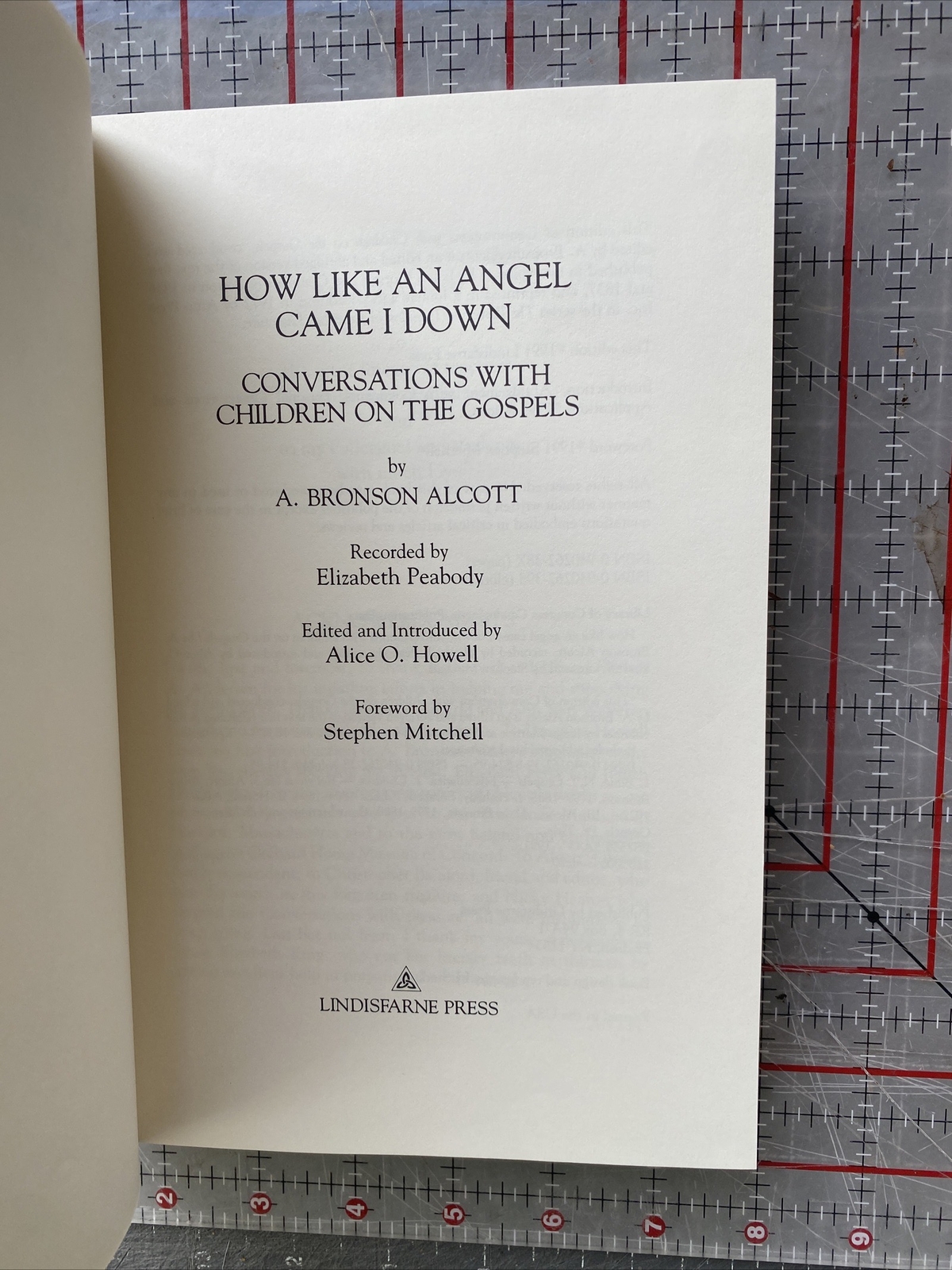 How Like An Angel I Came Down by A. Bronson Alcott (Hardcover, 1991)