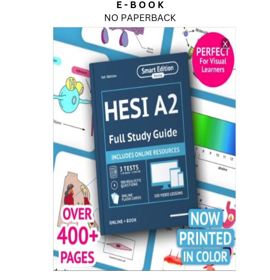 HESI A2 Study Guide 2026: Full-Color Exam Prep Book with 5, Smart Edition 2025