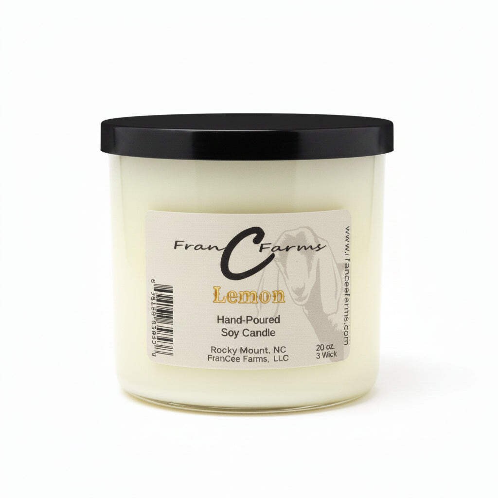 Lemon Soy Candle – 20 oz. 3 Wick