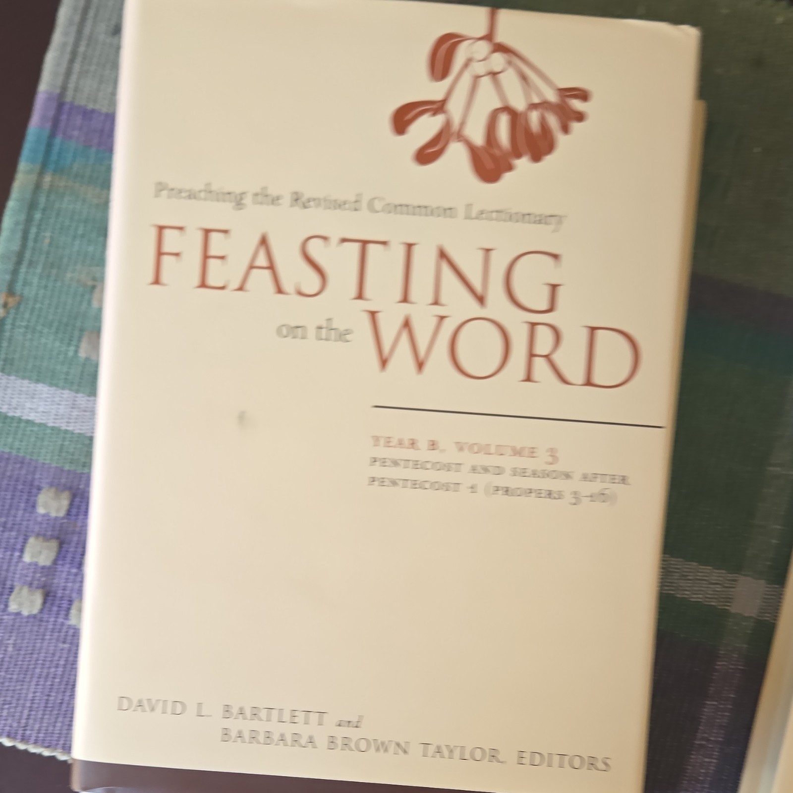 Feasting on the Word Year B Volumes 1-4 Hardcover Worship Bartlett Taylor