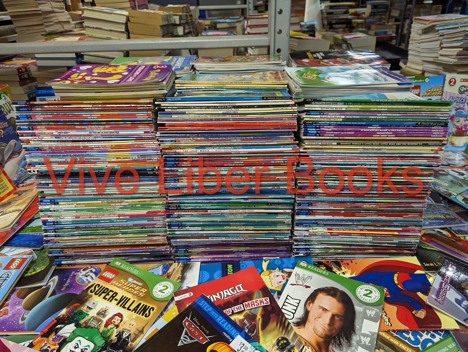 Huge Lot of 100 Step Into Reading Level 1 2 3 Books – My First – I Can Read MIX