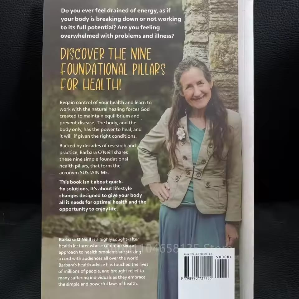 Self Heal By Design & Sustain Me Barbara O’Neill 2 Book Set