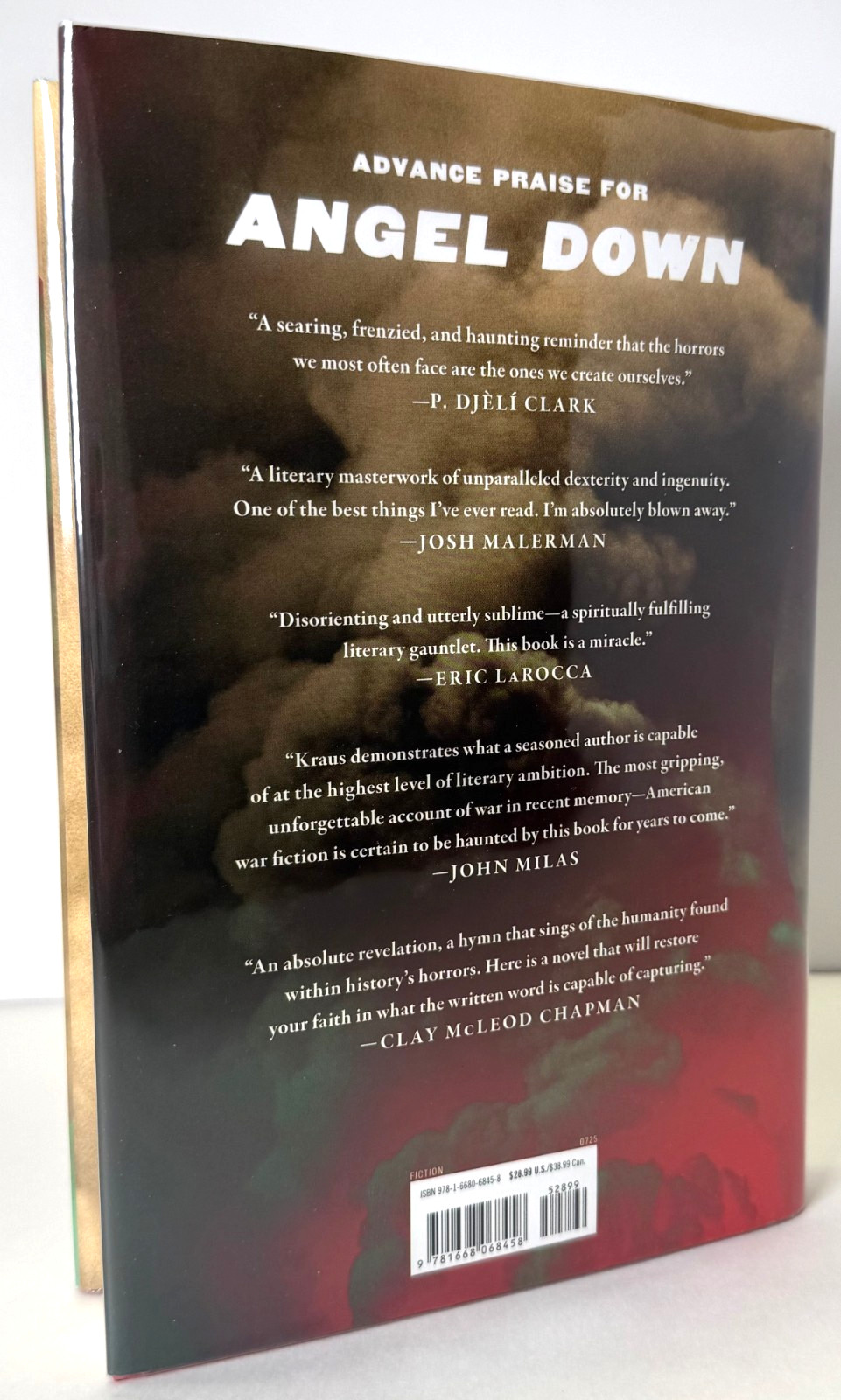 Angel Down (Pulitzer) Daniel Kraus 2025 1st ed 2nd print in Mylar, Brand new