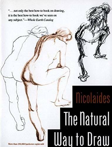 The Natural Way to Draw: A Working Plan for Art Study – Paperback – GOOD