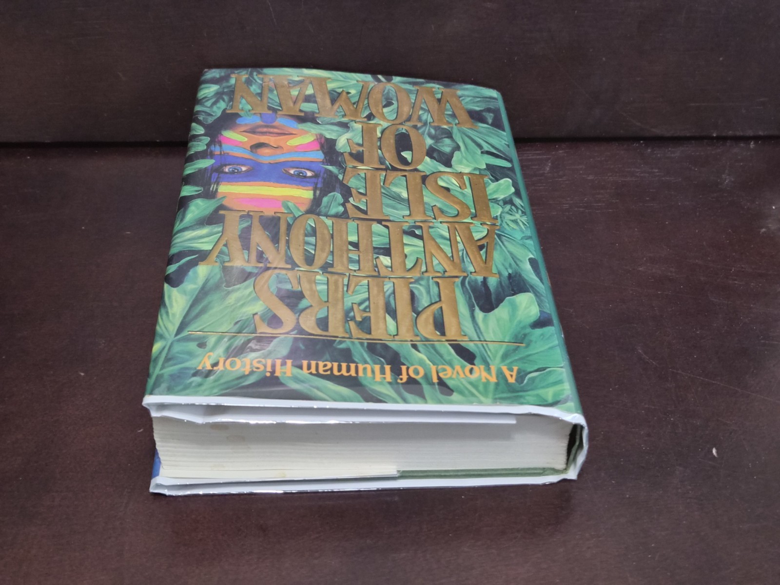 ​Isle of Woman Piers Anthony 1993 1st Ed 1st Printing HCDJ LN Mylar Geodyssey