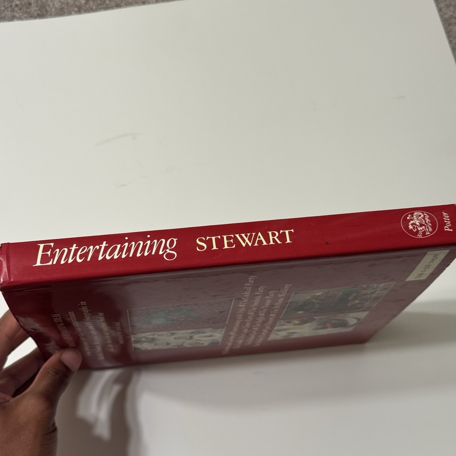 Entertaining by Martha Stewart 1982 Vintage 1st Edition Hardcover Book
