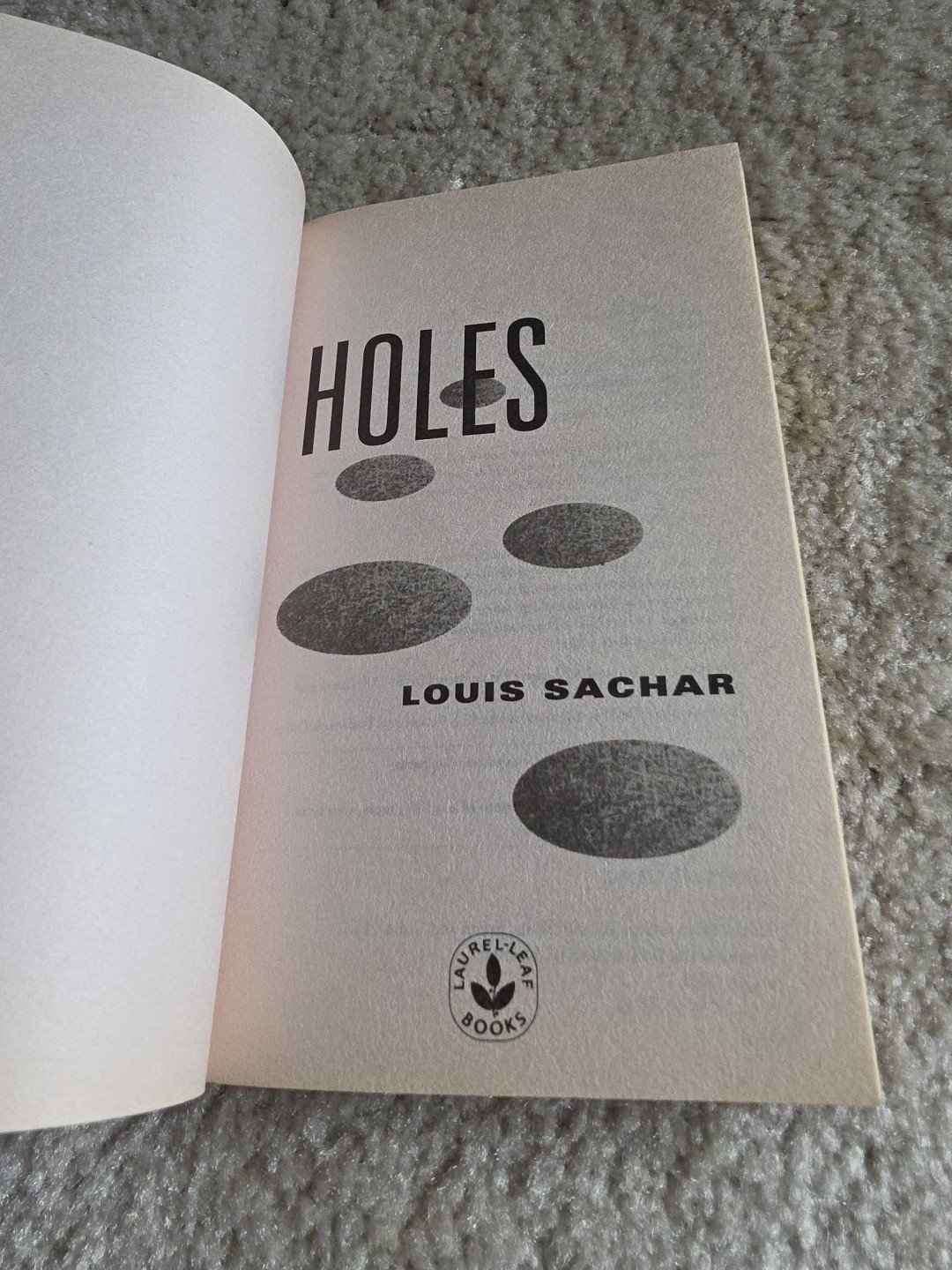 Holes by Louis Sachar (2008 Paperback)