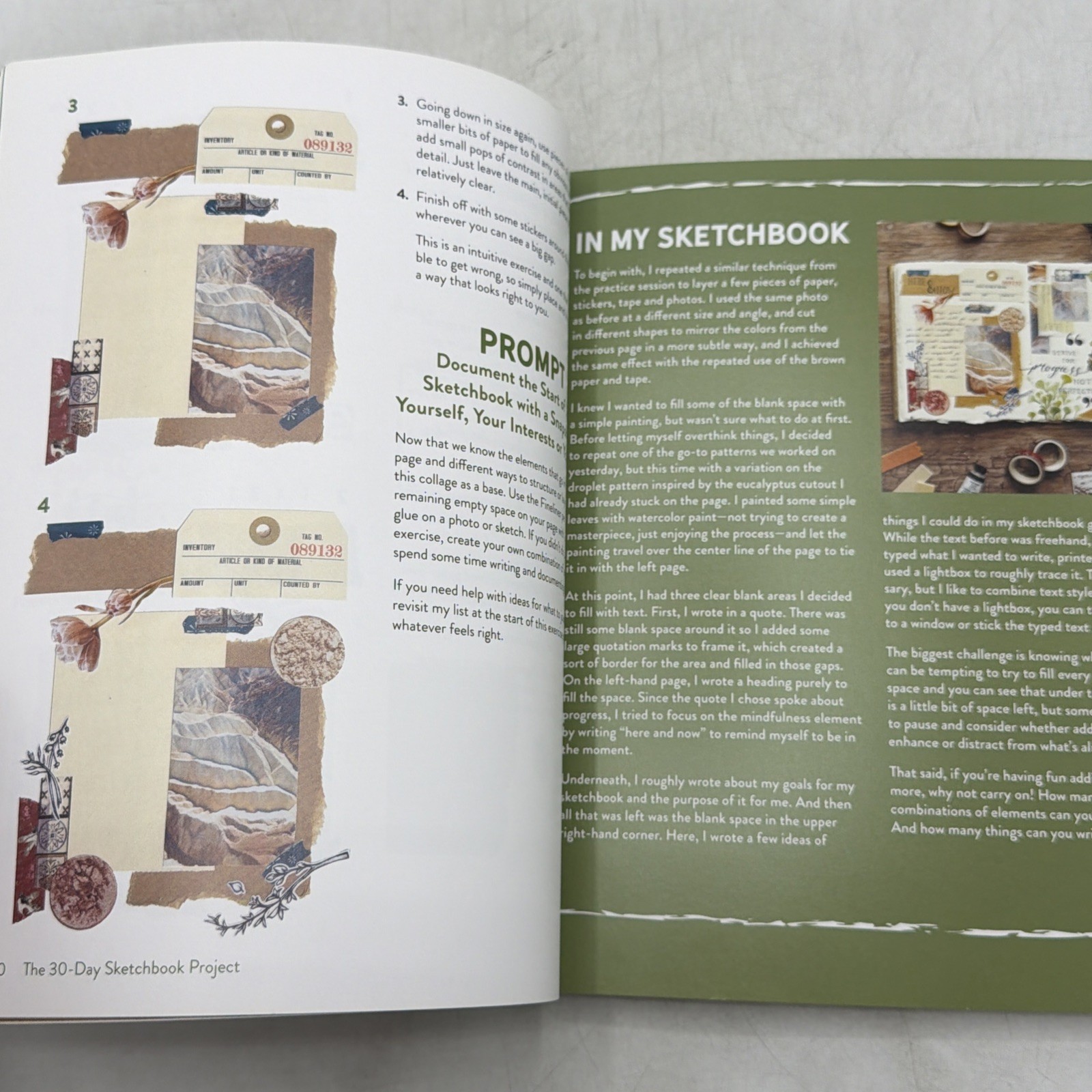 The 30-Day Sketchbook Project: Daily Exercises and Prompts to Fill Pages,: Used